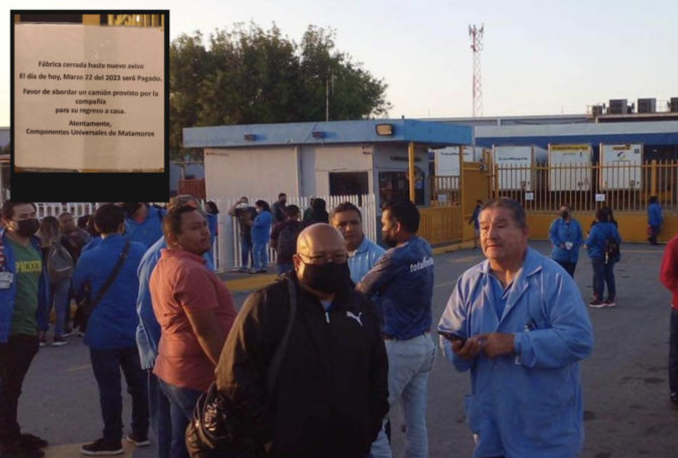 Maquiladora en Matamoros cerró por quiebra: Secretaría de Trabajo